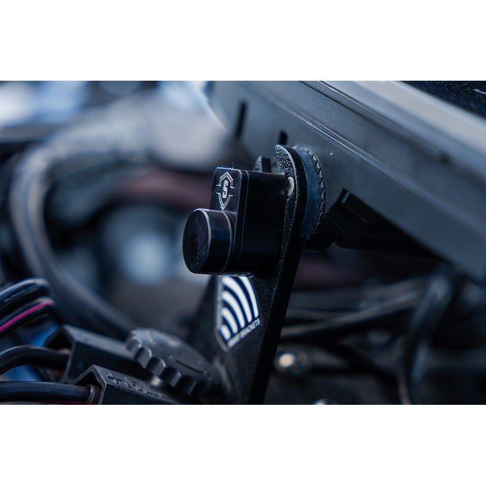 Secure Outdoors Elite Lock  Dual  Universal  Black SOELDUNBK