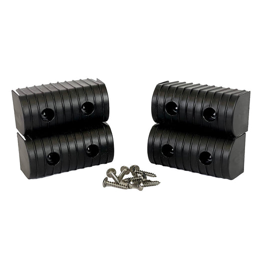 Caliber BunkWrap End Cap 2x4 Black Accessory Kit wStainless Steel Hardware 4Pack 23051BK