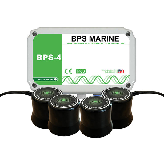 BPS Marine BPS4 4Transducer Ultrasonic Antifouling System  12VDC BPS4