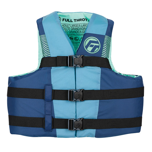 Full Throttle Adult Nylon Life Jacket  SM  BlueBlack 11220050003026