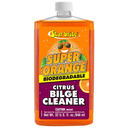 Star brite Super Orange Citrus Bilge Cleaner  Emulsifies Oil Fuel  32 oz 94432