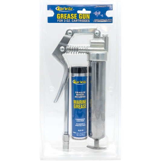 Star brite Pistol Grease Gun wMarineGrade Cartridge  3 oz 28703