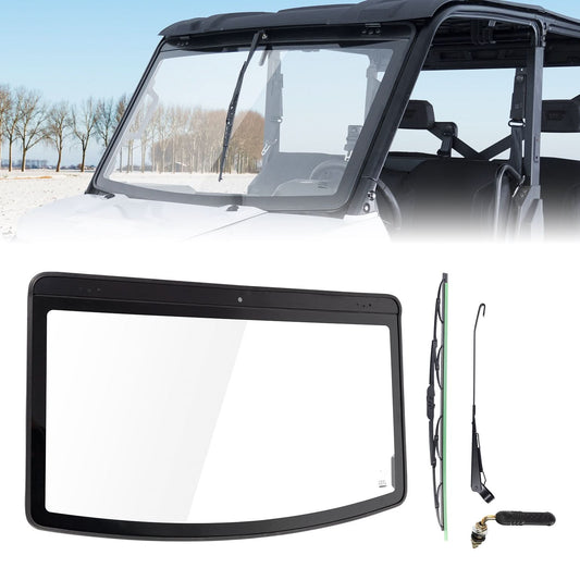 UTV Front Glass Windshield for Polaris Ranger 1000/CREW 1000/XP 1000/CREW XP 1000 /XP 900/CREW 900/CREW XP 900