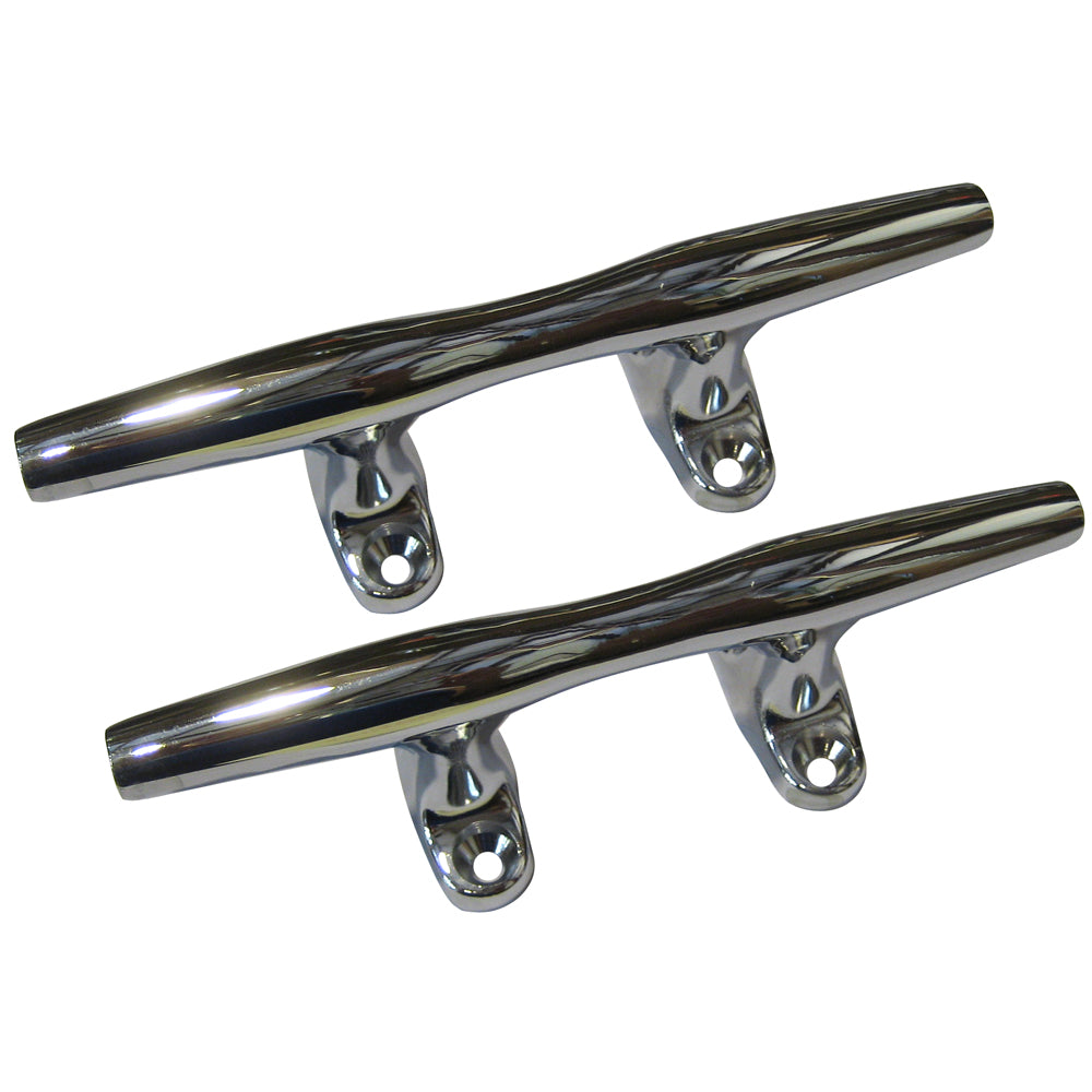 Perko 4 Open Base Cleat  Chrome Plated Zinc  Pair 1188DP4CHR