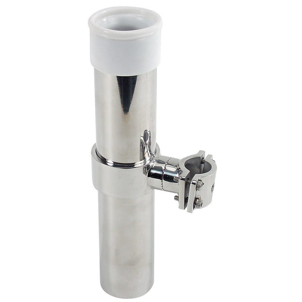 Whitecap Bluewater Series Rail Mount 10 Rod Holder SS S7004CBLUE