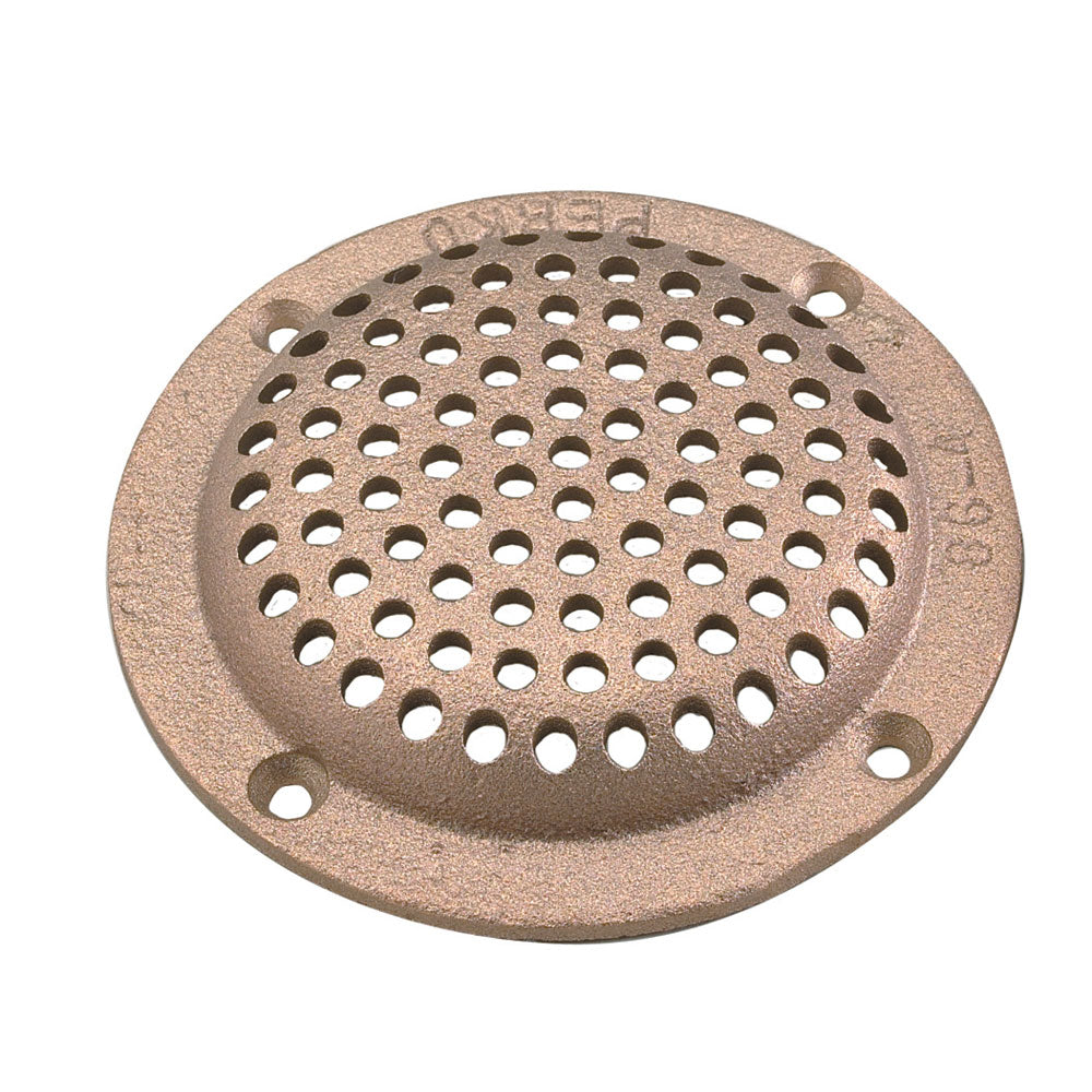 Perko 6 Round Bronze Strainer MADE IN THE USA 0086006PLB