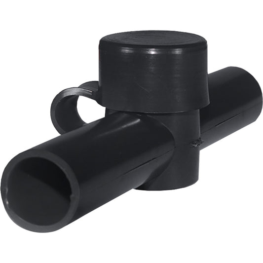 Blue Sea 4002 Cable Cap Dual Entry  Black 4002
