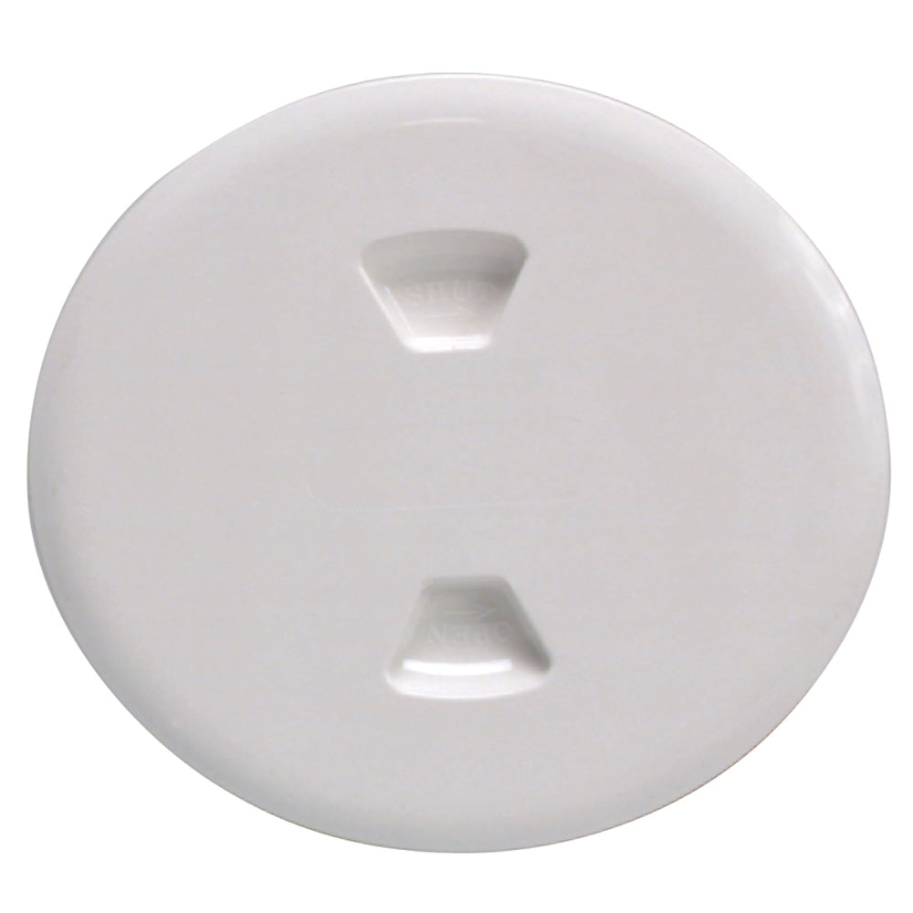 Beckson 5 TwistOut Deck Plate  White DP50W