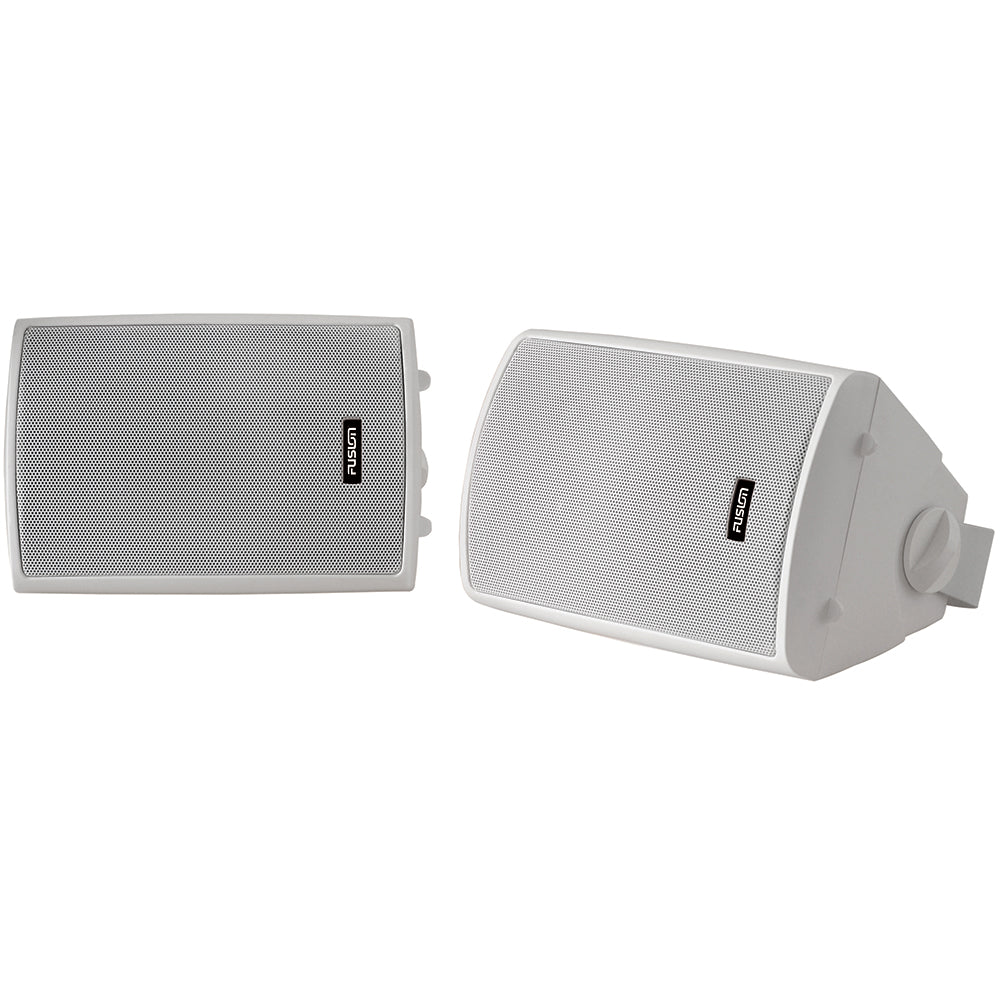 Fusion 4 Compact Marine Box Speakers  Pair White MSOS420