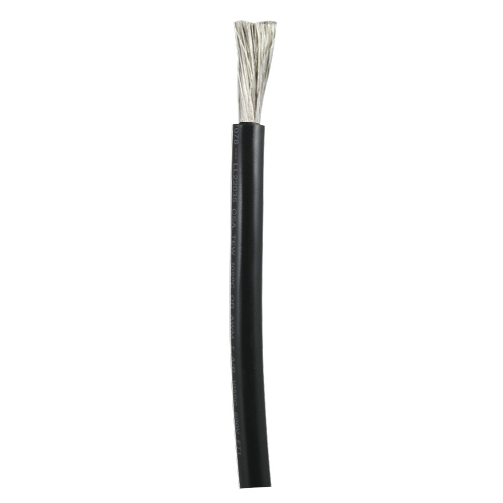 Ancor Black 10 AWG Battery Cable  Sold By The Foot 1160FT