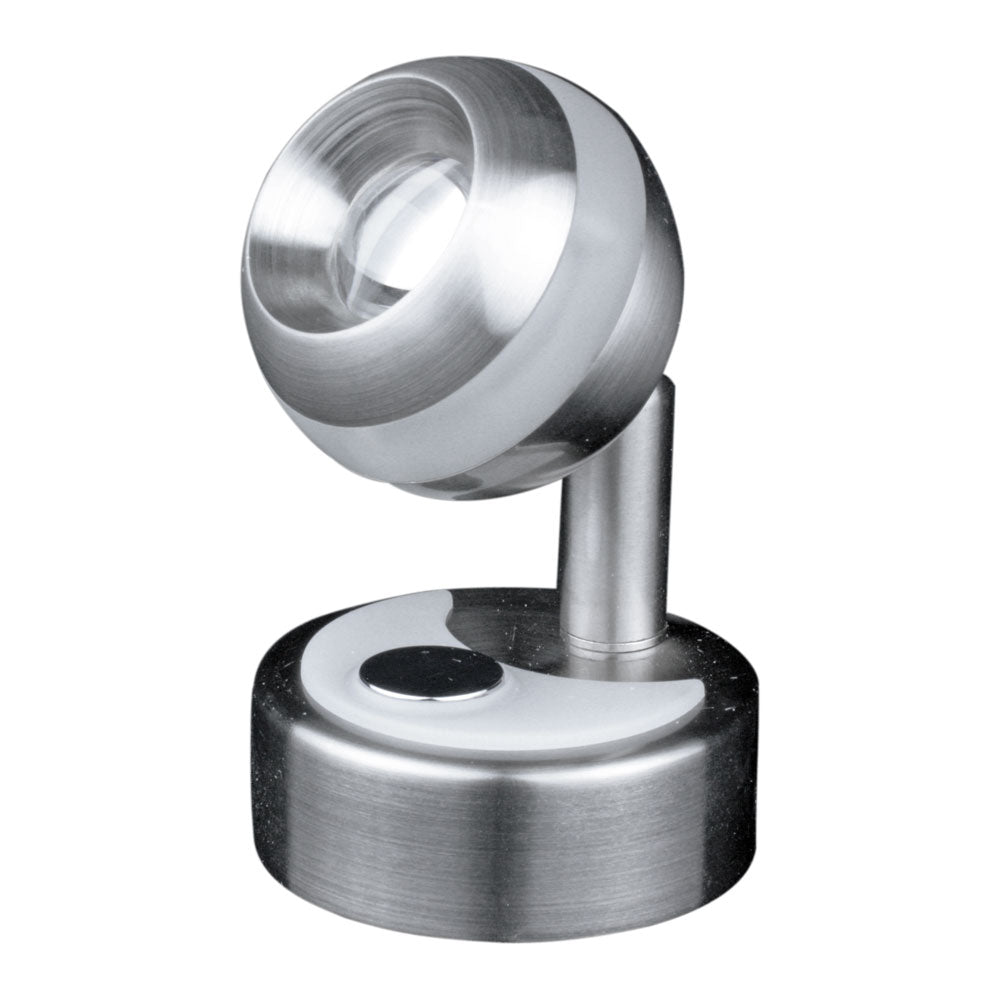 Lunasea Wall Mount LED Light wClear Ring  Touch Dimming  Warm WhiteBrushed Nickel Finish LLB33RW81OT