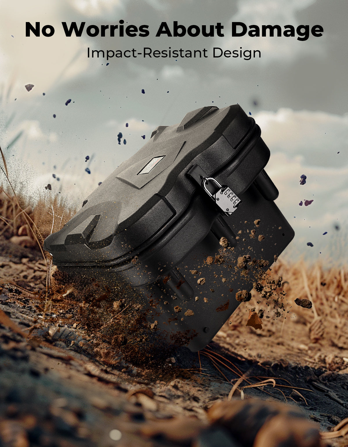 KEMIMOTO UTV Bed Storage Box 5.5GAL for Polaris Ranger 1000/XP 900 570 500 General 1000 4