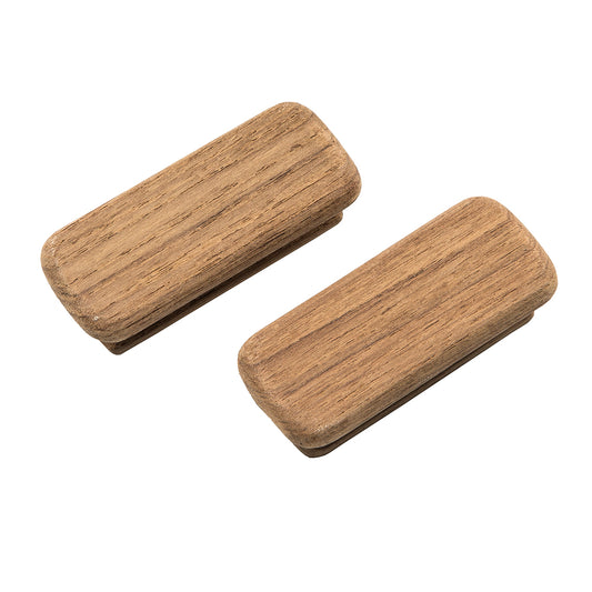 Whitecap Teak Rectangular Drawer Knob  234L  2 Pack 60131A