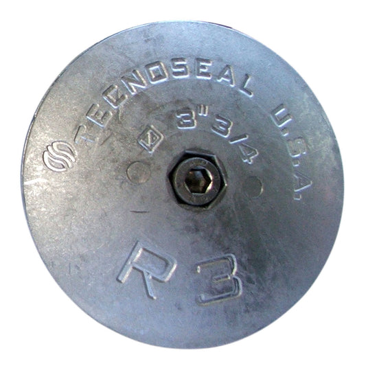 Tecnoseal R3AL Rudder Anode  Aluminum  334 Diameter R3AL