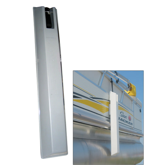 Dock Edge TOON Pontoon Boat Fender  36  Grey 53135F