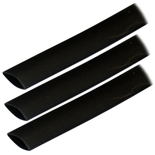 Ancor Adhesive Lined Heat Shrink Tubing ALT  34 x 3  3Pack  Black 306103