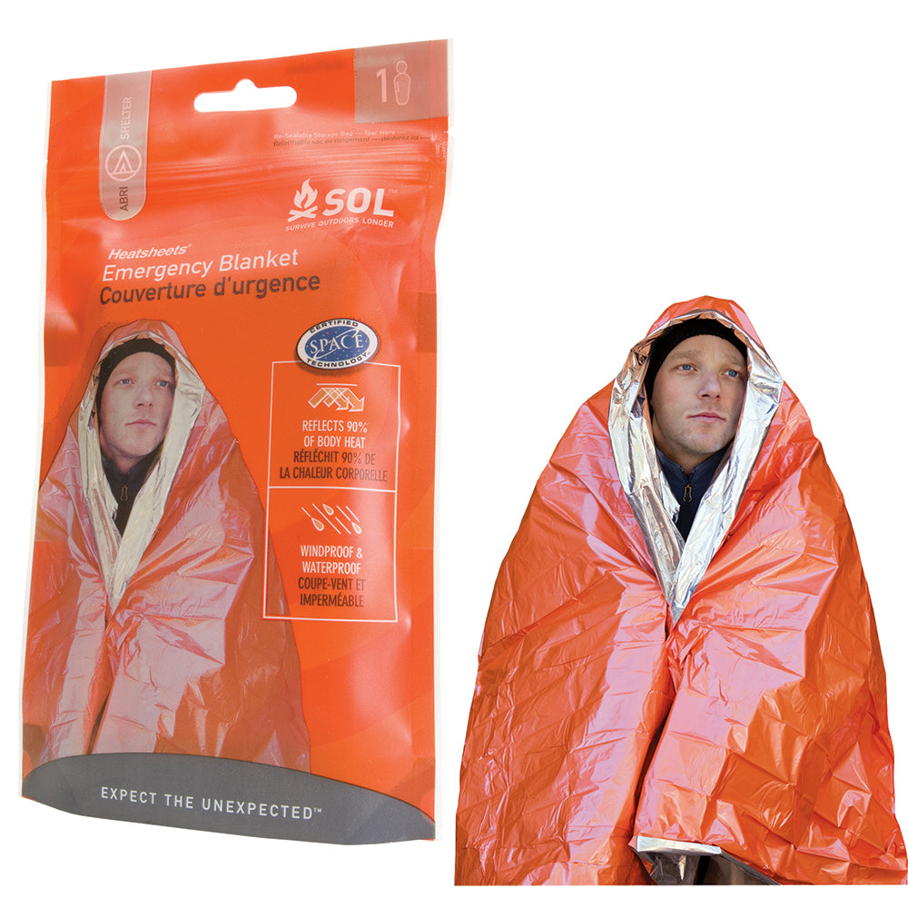 SOL Survive Outdoors Longer Emergency Blanket 01401222