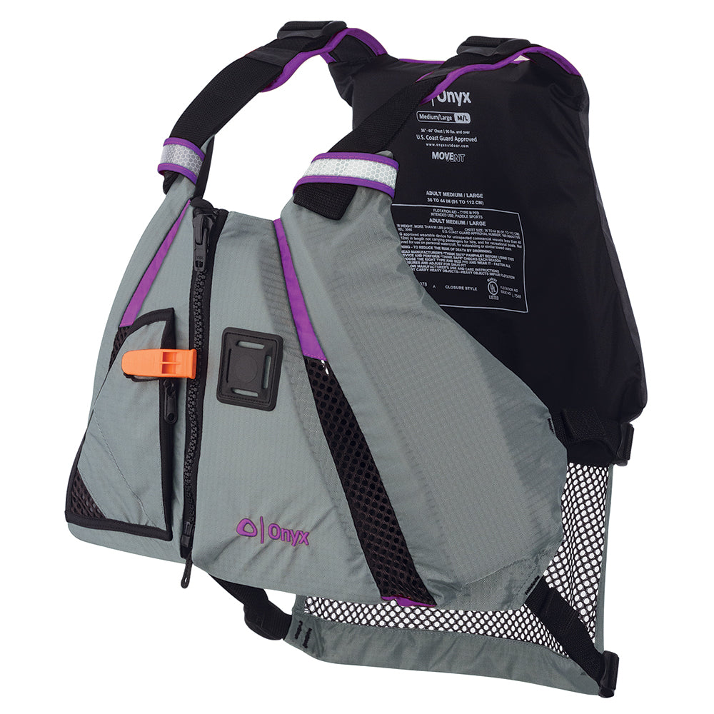 Onyx MoveVent Dynamic Paddle Sports Vest  PurpleGrey  XSSM 12220060002018