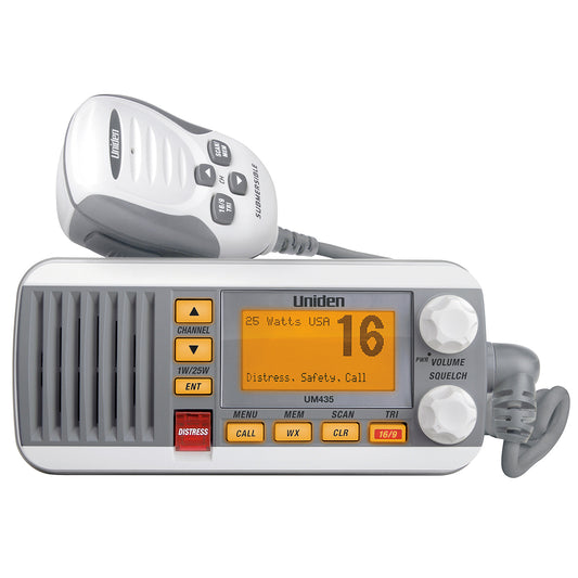 Uniden UM435 Fixed Mount VHF Radio  White UM435