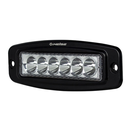 HEISE 6 LED Single Row Driving Light  Flush Mount HEFMDL1