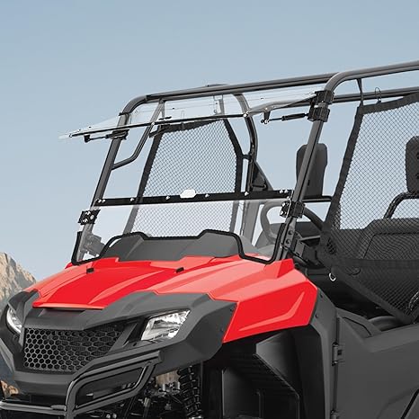 UTV 2-IN-1 Flip Windshield for Honda Pioneer 700 / 700-4 - Kemimoto