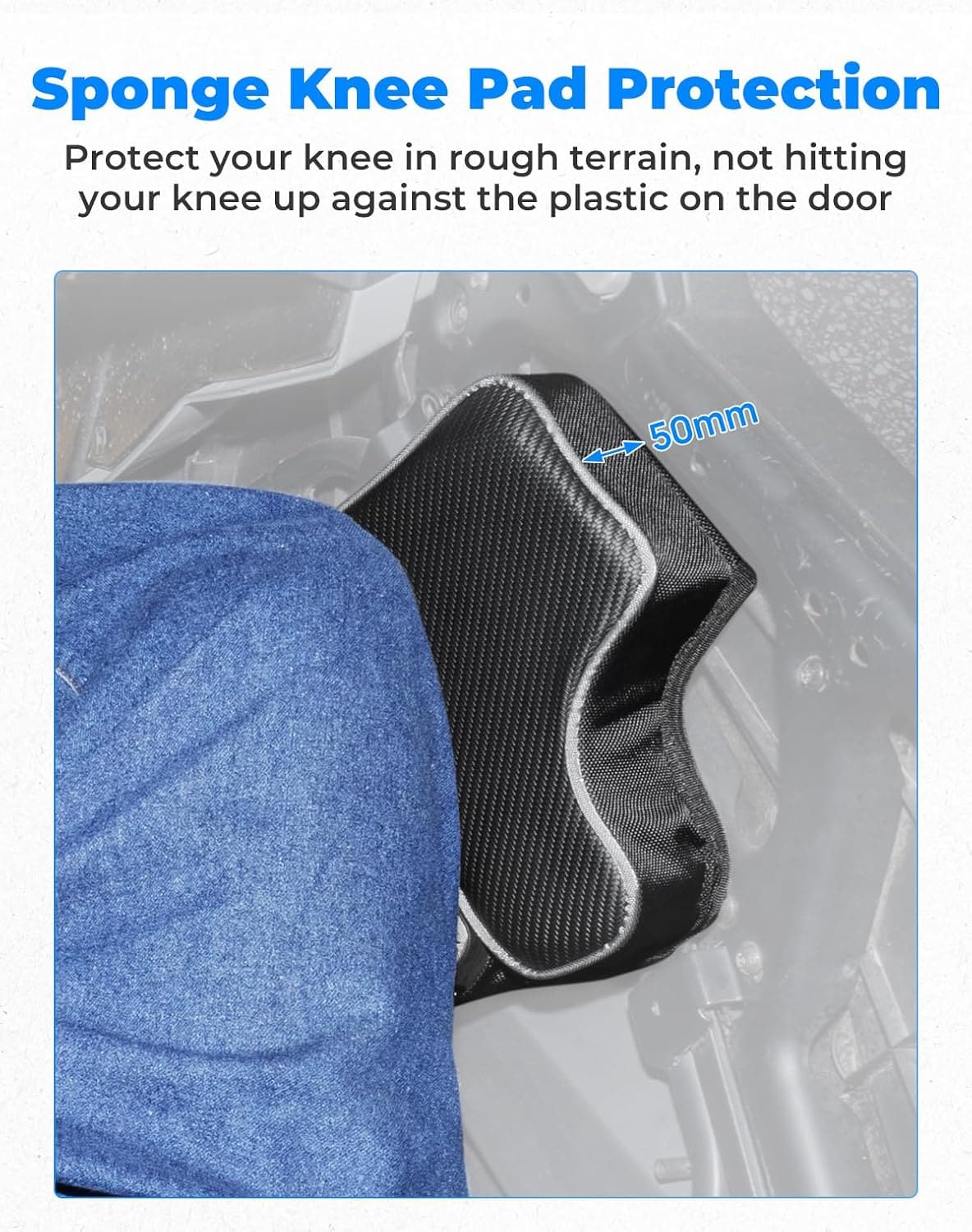 Front Lower Door Bags with Knee for Polaris General 1000/4 2016-2025, 2PCS