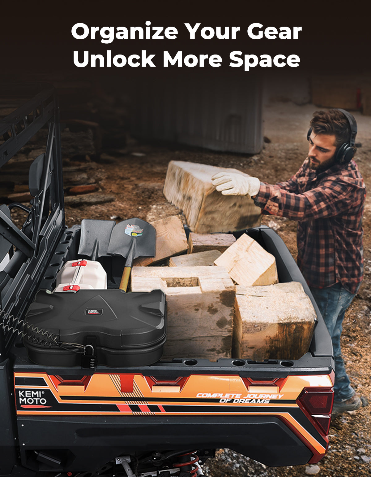 20L Cargo Storage Box for Polaris Ranger/ General