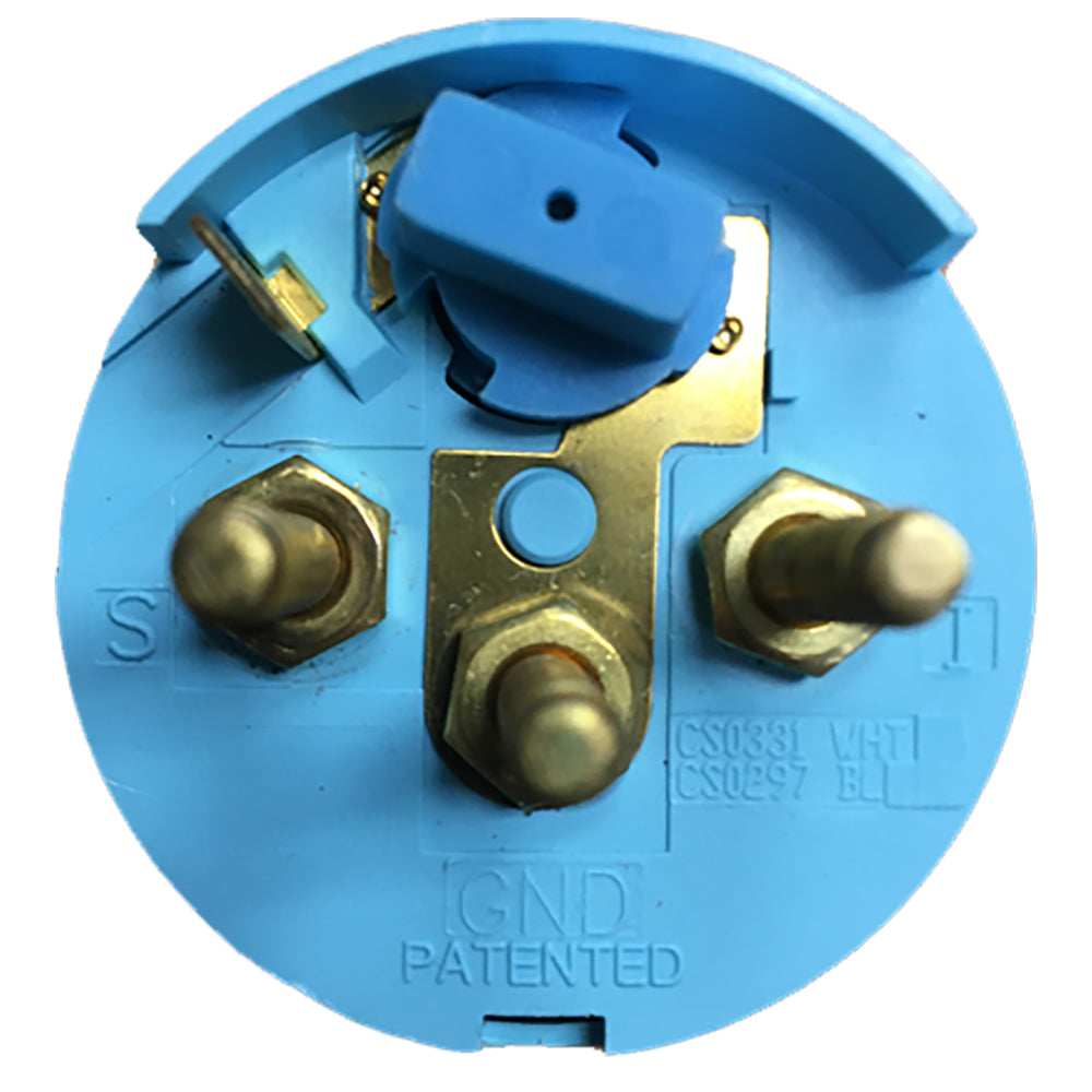 Faria Euro Black 2 Cylinder Head Temperature Gauge 60 to 220 F with Sender 12819