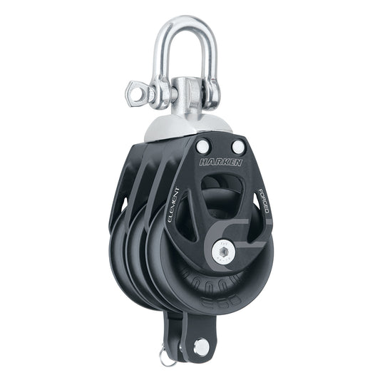 Harken 60mm Triple Aluminum Element Block wSwivel  Becket 6273