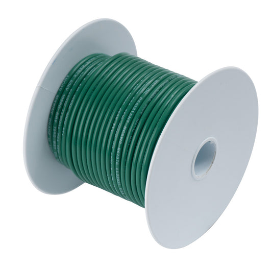Ancor Tinned Copper Wire  6 AWG  Green  25 112302