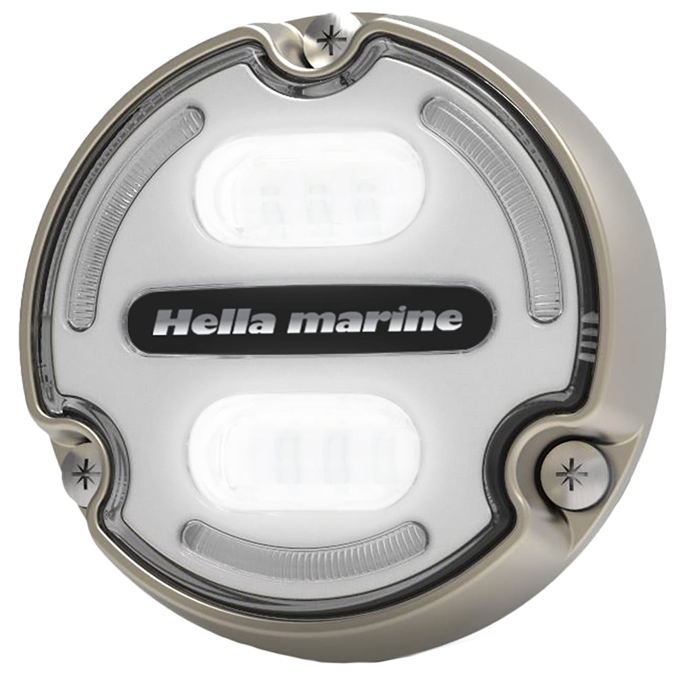 Hella Marine Apelo A2 Blue White Underwater Light  3000 Lumens  Bronze Housing  White Lens wEdge Light 016147101