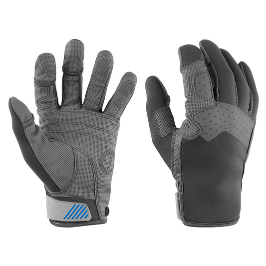 Mustang Traction Closed Finger Gloves  GreyBlue  Medium MA600302269M267