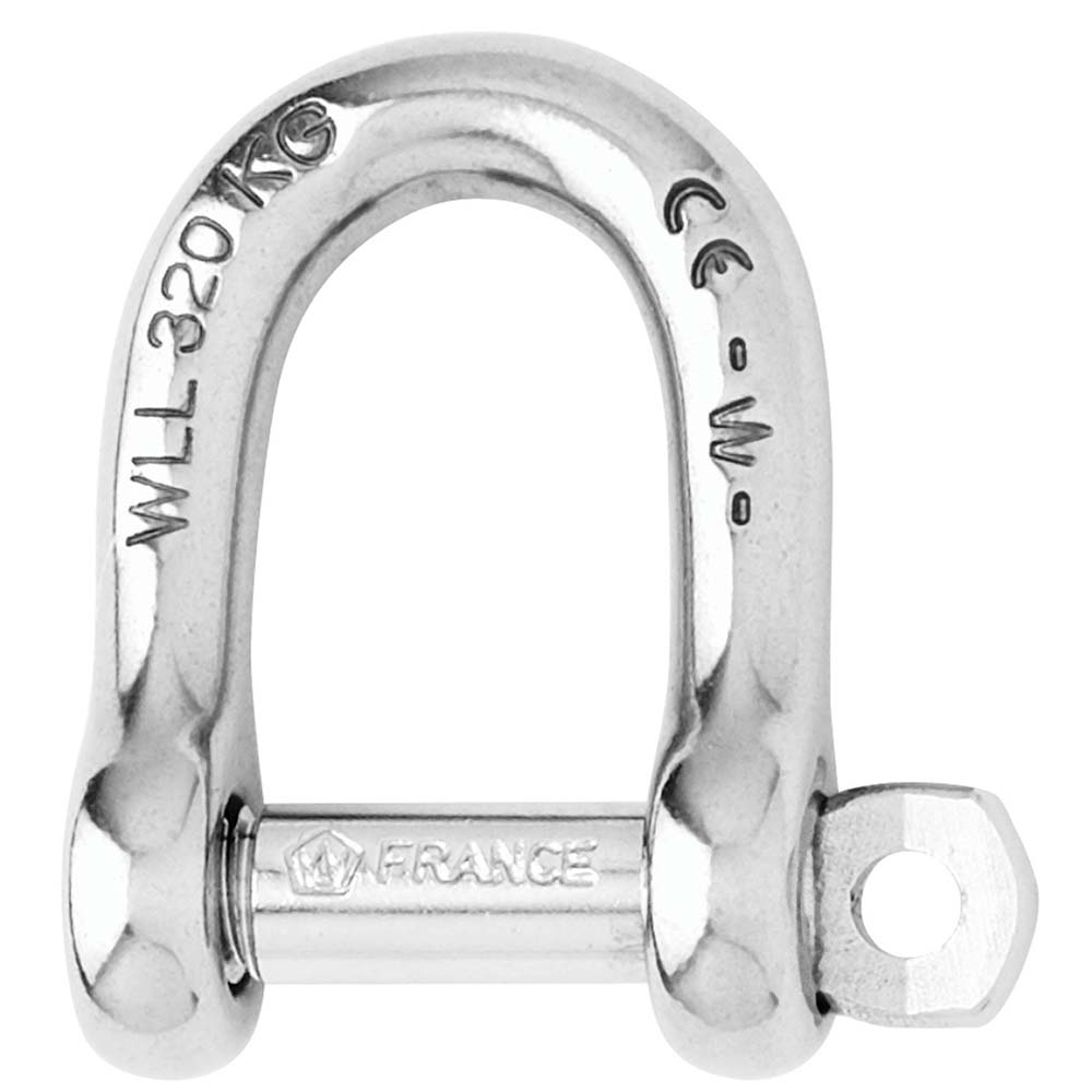 Wichard SelfLocking D Shackle  Diameter 6mm  14 01203