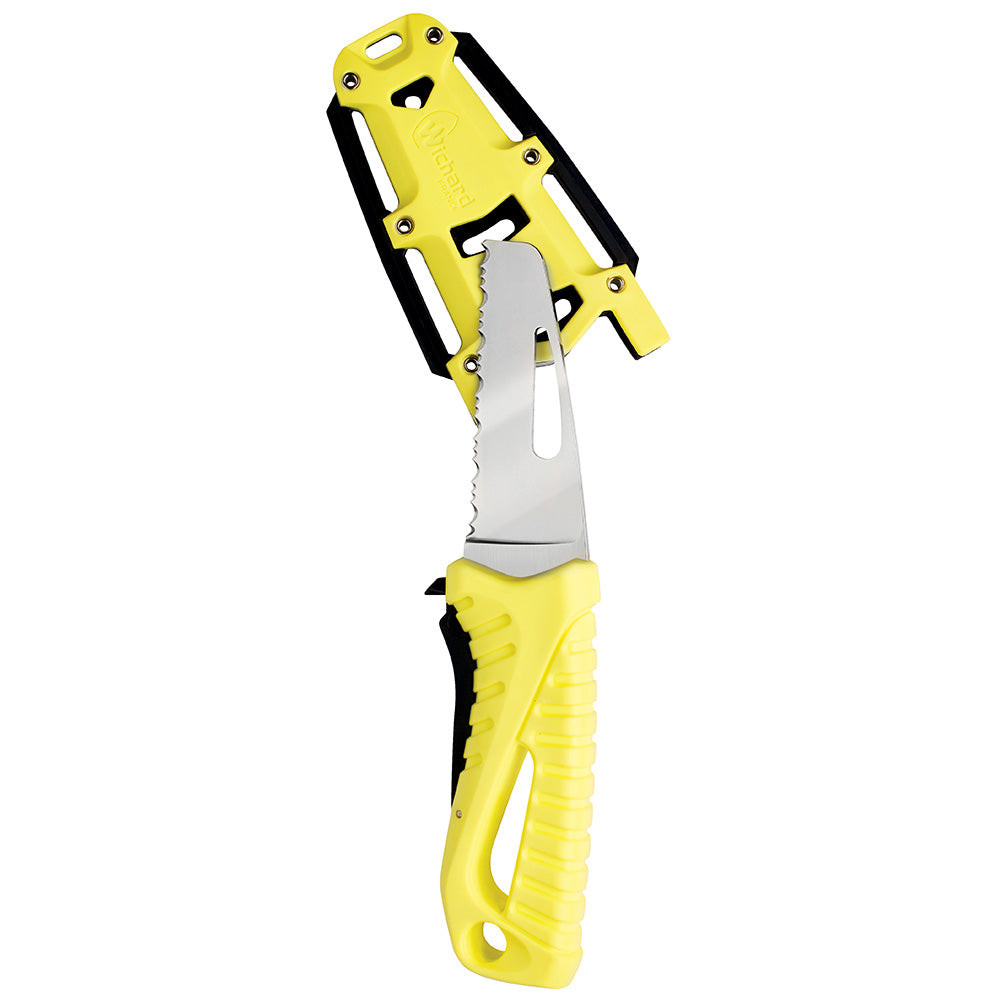 Wichard Offshore Rescue Knife Fixed Blade  Fluorescent 10192