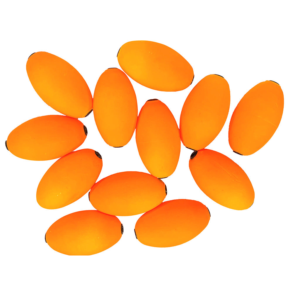 Tigress Oval Kite Floats  Orange 12Pack 889613