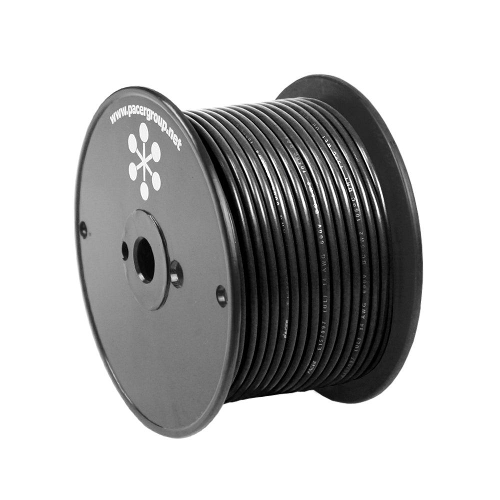 Pacer Black 14 AWG Primary Wire  100 WUL14BK100