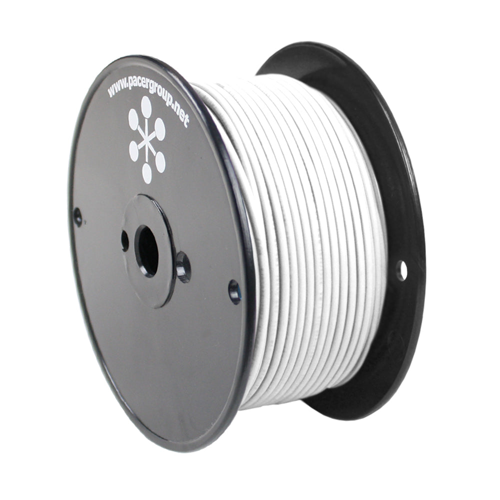 Pacer White 10 AWG Primary Wire  250 WUL10WH250