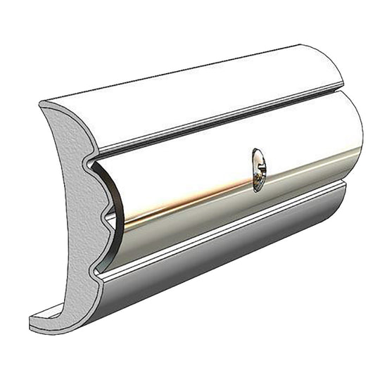 TACO Rigid Vinyl FlexCore Rub Rail 158 x 635  Frosty White 60 V219959WHC60D1