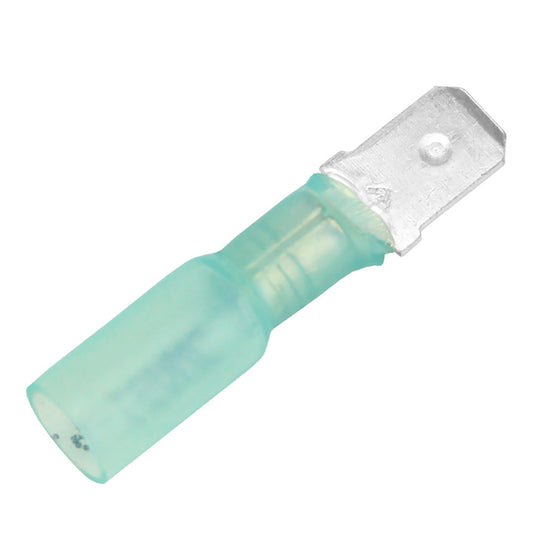 Pacer 1614 AWG Heat Shrink Male Disconnect  25 Pack TDE14250M25