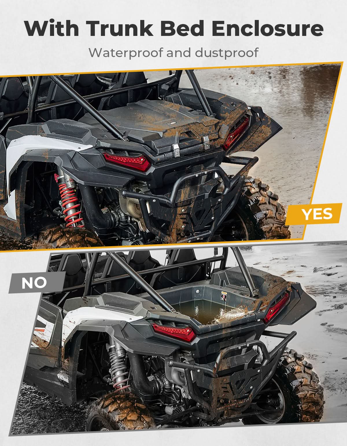 Trunk Bed Enclosure for Polaris RZR XP 1000/4 2024-2025
