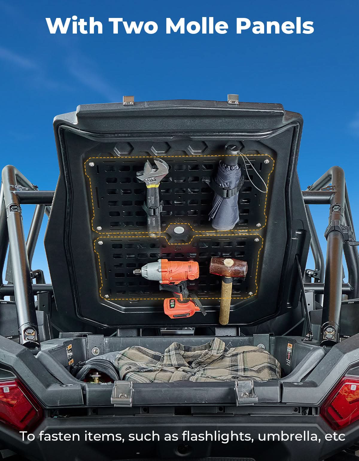 Trunk Bed Enclosure for Polaris RZR XP 1000/4 2024-2025