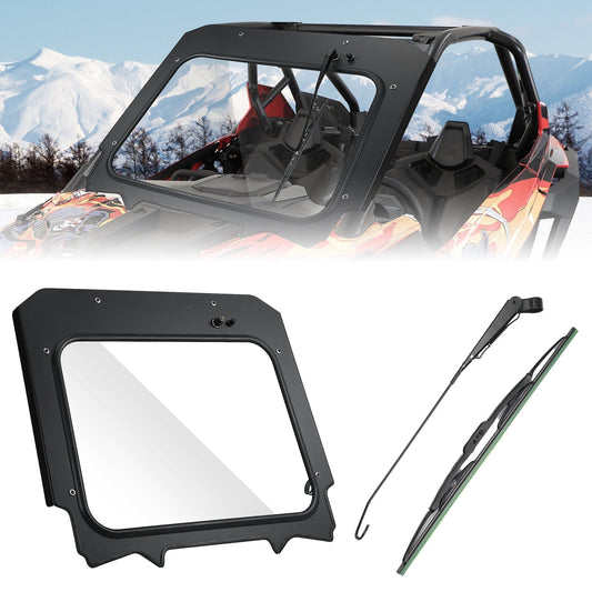 Glass Windshield with Electric Wipers for Polaris RZR PRO XP / RZR Turbo R 2020-2024