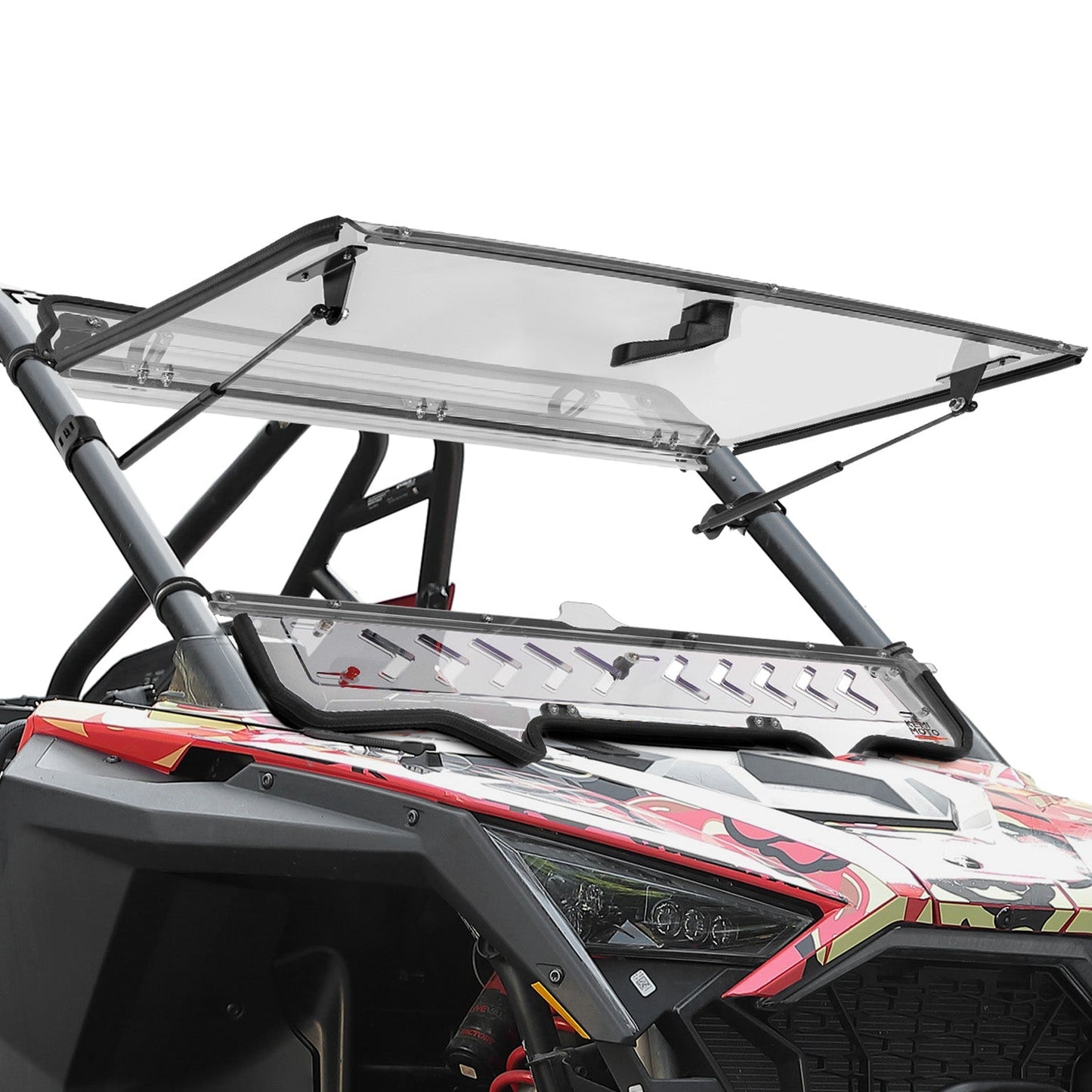Upgraded Flip Windshield with Slide Window for 2020-2024 RZR PRO XP/4 - Kemimoto