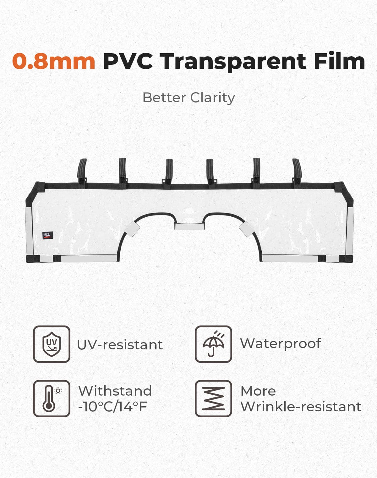 Soft Rear Windshield for Can-Am Maverick R 2024+