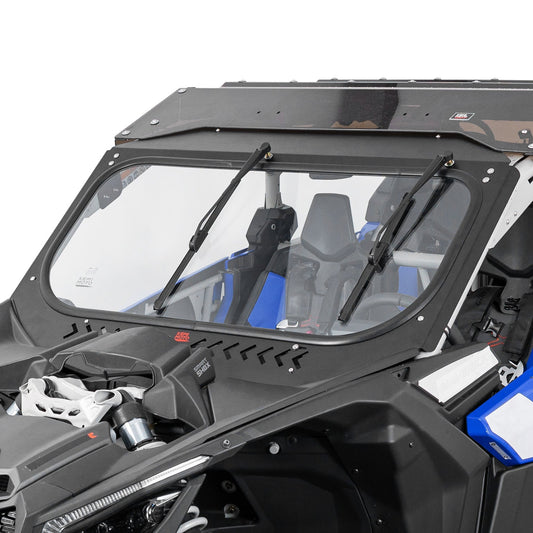 Glass Windshield with Sliding Vents for Can-Am Maverick X3 / X3 MAX - Kemimoto