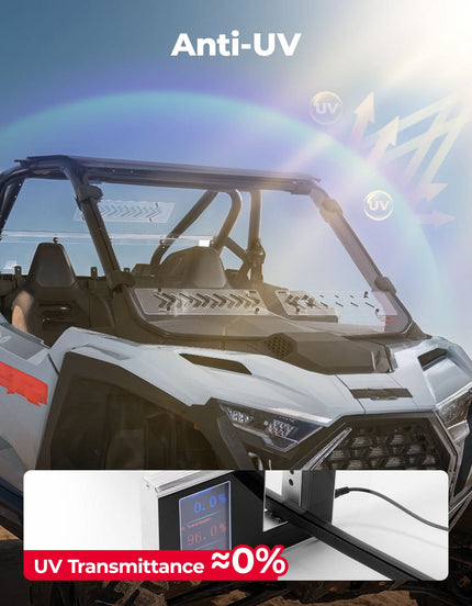 UTV Windshield with Sliding Vented Window for Polaris RZR PRO 2025