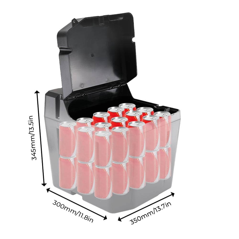 Polaris Ranger XP 1000 Adjustable Break Away Side Mirrors & Under Seat Storage Box - KEMIMOTO
