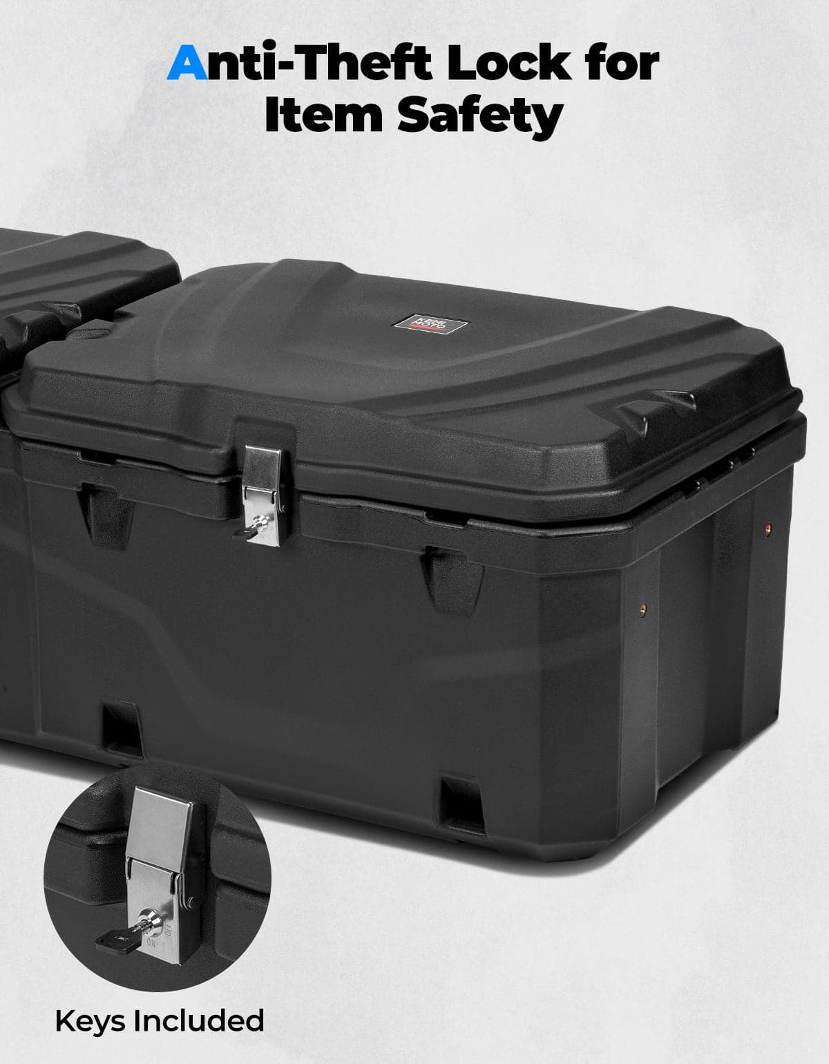 110L/29Gal UTV Bed Storage Box For CFMOTO Uforce 1000 | 1000XL - Kemimoto