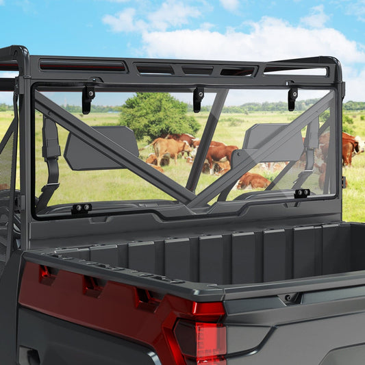 Rear Windshield / Window Fit Polaris Ranger XP 1000 / Crew