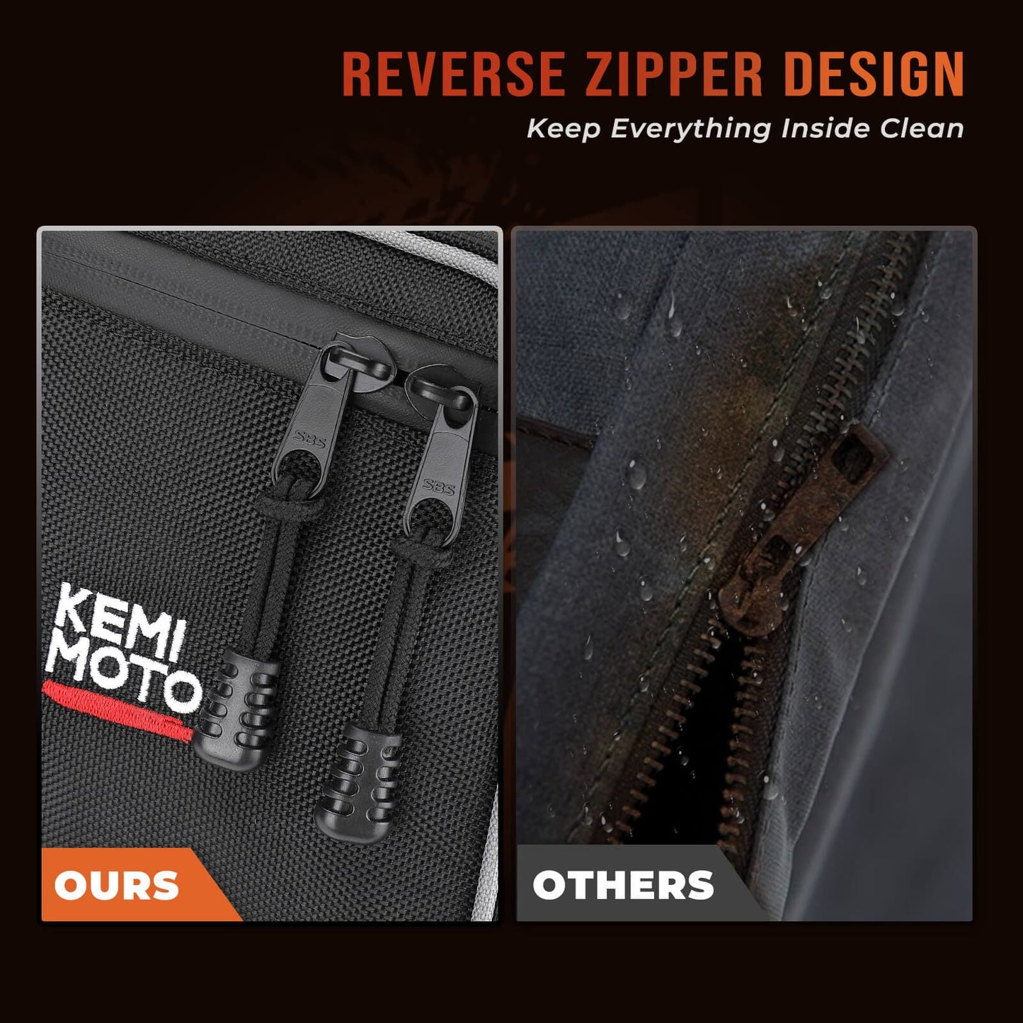 Can-Am Maverick X3 Navigation Storage Box and Holder & Front Door Strorage Bags - KEMIMOTO